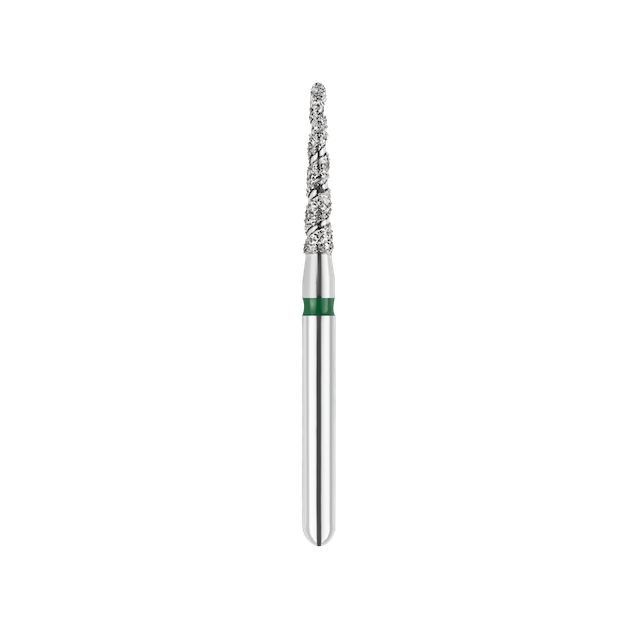SpiralKool Diamond Turbo Cutting Bur 856T-014C, Round End Taper, Coarse, 5/pk