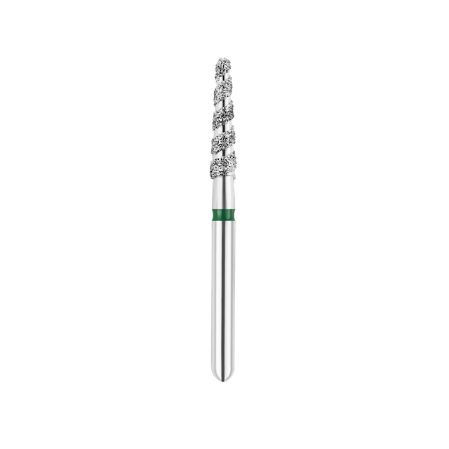 SpiralKool Diamond Turbo Cutting Bur 856T-018C, Round End Taper, Coarse, 5/pk