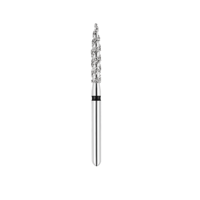 SpiralKool Diamond Turbo Cutting Bur 863T-016SC, Flame, Super Coarse, 5/pk