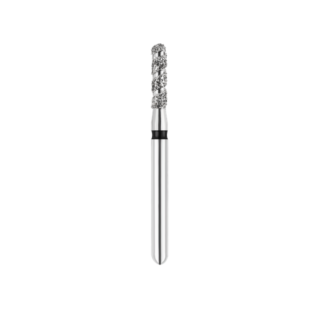 SpiralKool Diamond Turbo Cutting Bur 880T-014SC, Round End Cylinder, Coarse, 5/pk