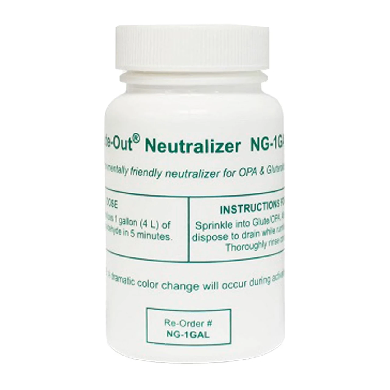 OPA Glutaraldehyde Neutralizer Glute-Out RTU Powder 2 oz Bottle Single Use