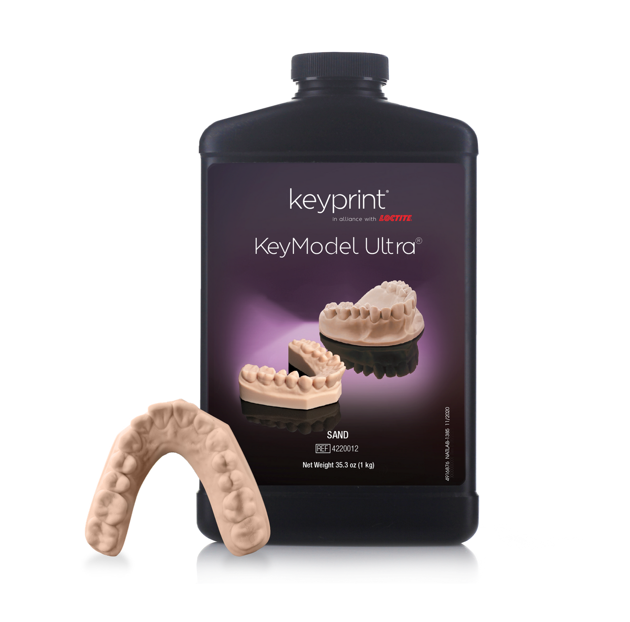 KeyPrint KeyModel Ultra Laboratory 3D Printing Resin, Sand, 4kg/bottle