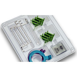 Flow Sensibles Universal Sensor Holder Starter Kit, Deluxe, Anterior/Posterior, ea