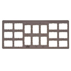 Flow Greylight X-Ray Film Mounts, Plastic, Grey, 18 Windows: 12 Horizontal and 6 Vertical, Size 2, 100/bx