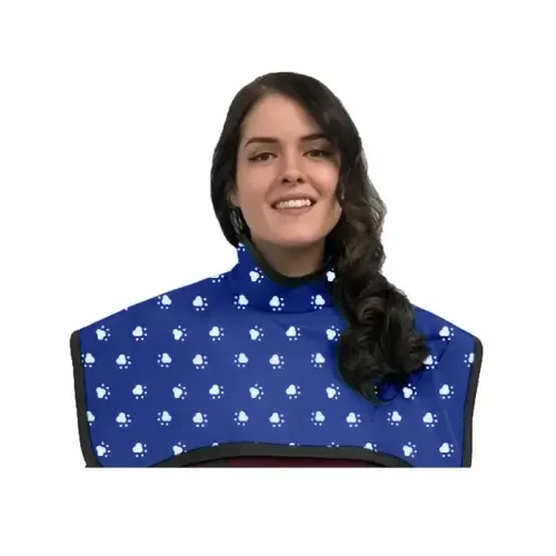 Flow Lead CBCT Pano X-Ray Apron with Collar, 0.3 mm, Dog Paw