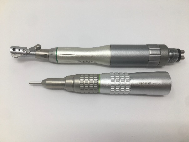 A1 Handpiece A1 4:1 E-Type 20K Airmotor Set: Includes, 4:1 E-Type Straight Nosecone, 4:1 E-Type Contra Angle, Lever Type Ball Bearing Head & 20,000 RPM E-Type Airmotor, ea