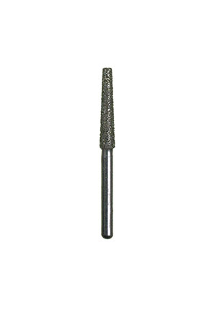 Quala Diamond Bur Flat End Taper, Large Head, 848-023 Coarse, 10/pkg