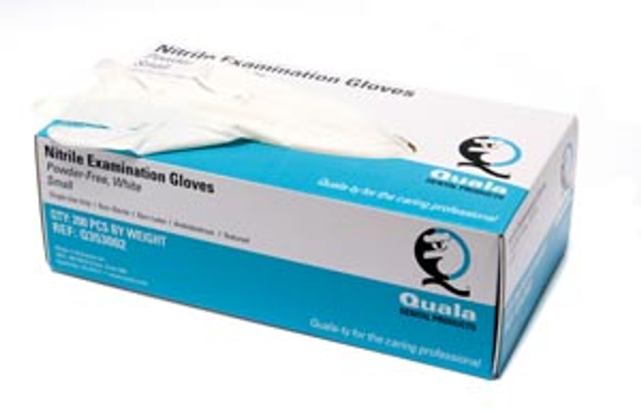 Quala Soft Nitrile Exam Glove, Medium, 200/bx