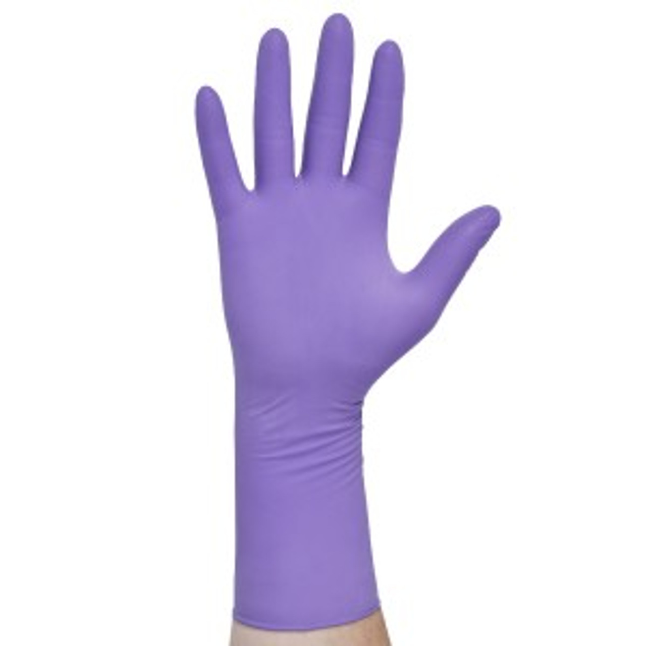Halyard Purple Nitrile Xtra Sterile Exam Gloves, 12" Cuff, Large, 100/bx, 4/cs 14262