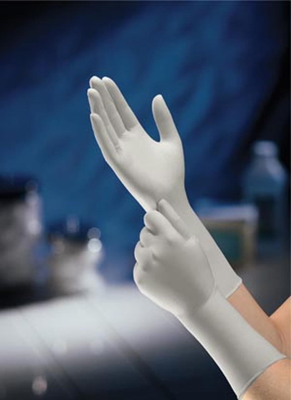 Halyard Steriling Nitrile Exam Glove Extended Cuff, X-Small, 100/bx 10bx/cs