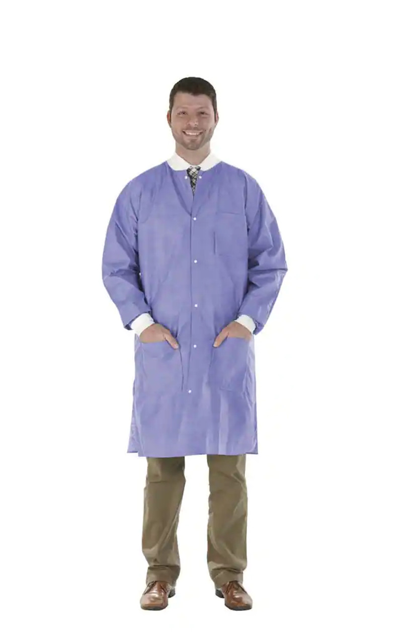 Medicom Lab Coats High Performance, Plum Purple, X-Large, 12/bg