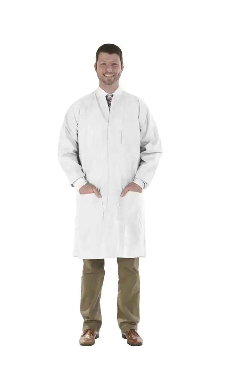 Medicom Lab Coats High Performance, White Frost, Small, 12/bg