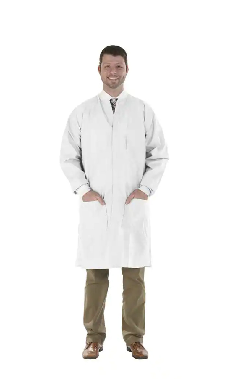 Medicom Lab Coats High Performance, White Frost, Medium, 12/bg