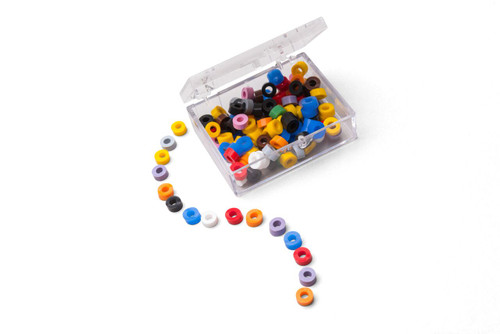 Pulpdent Code Ring, Standard 1/8” Wide, Assorted Colors,100/pk