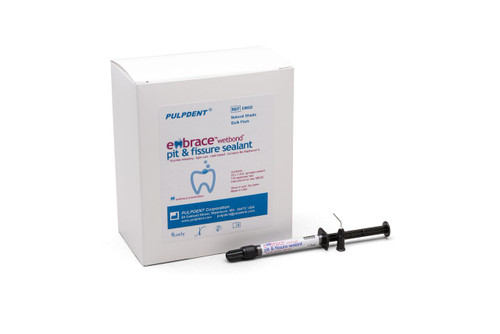 Pulpdent Embrace Wetbond Pit & Fissure Sealant (36.6% Filled), 20x1.2ml Bulk Pack Natural Pulpdent Embrace Wetbond Pit & Fissure Sealant (36.6% Filled), 20x1.2ml Bulk Pack Natural