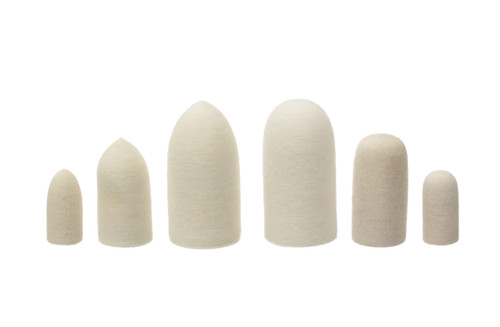 Keystone Felt Cones, 1"x1/2" Blunt #4, 12/pk