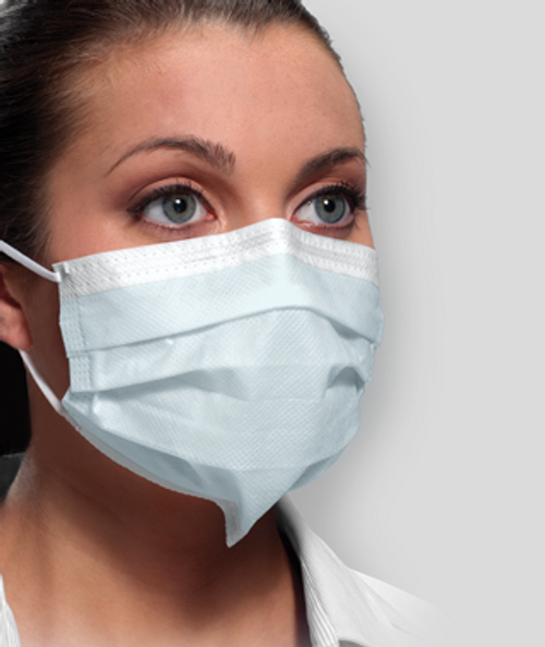 Crosstex Ultra Secure Fit Face Mask, ASTM Level 3, Blue 50/bx GCFCXUSF