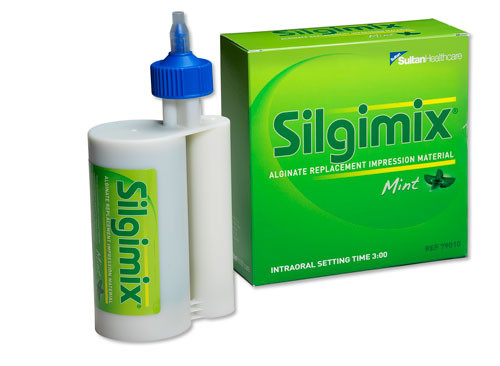 Sultan Silgimix Alginate Replacement Impression Material 50mL 1:1, 8/pk Sultan Silgimix Alginate Replacement Impression Material 50mL 1:1, 8/pk