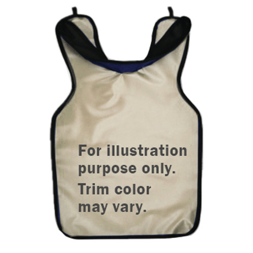 Palmero Protectall X-Ray Apron, Adult w/Collar, Lead-lined, .3MM Thickness, 22-¼” x 25-½”, Beige Palmero Protectall X-Ray Apron, Adult w/Collar, Lead-lined, .3MM Thickness, 22-¼” x 25-½”, Beige
