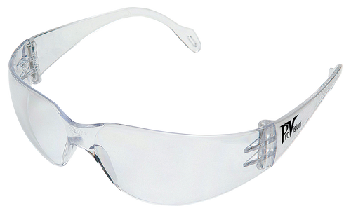 Palmero Safety Glasses, Clear Frame/Clear Lens. Full size, 12/cs Palmero Safety Glasses, Clear Frame/Clear Lens. Full size, 12/cs