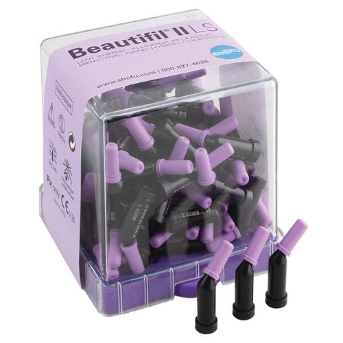 Shofu Beautifil II LS (Low Shrink), Tips, 20 x 0.25g, A3.5 Shofu Beautifil II LS (Low Shrink), Tips, 20 x 0.25g, A3.5