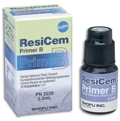 Shofu ResiCem Universal Resin Cement, Primer B, 2.5ml Shofu ResiCem Universal Resin Cement, Primer B, 2.5ml