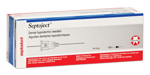 Septoject Evolution Needles, 27G Short 25 mm, 100/bx Septoject Evolution Needles, 27G Short 25 mm, 100/bx