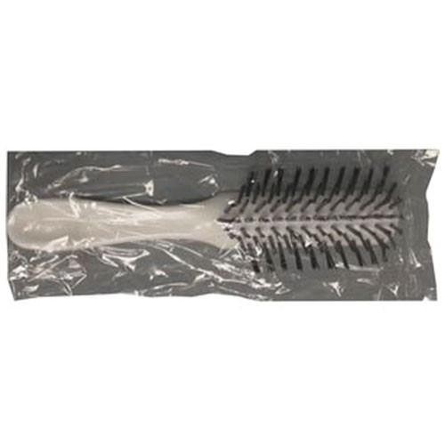 NWI Hairbrush Adult, 7 Rows of Nylon Bristles, Individually Polybagged, 24/bx, 12 bx/cs NWI Hairbrush Adult, 7 Rows of Nylon Bristles, Individually Polybagged, 24/bx, 12 bx/cs