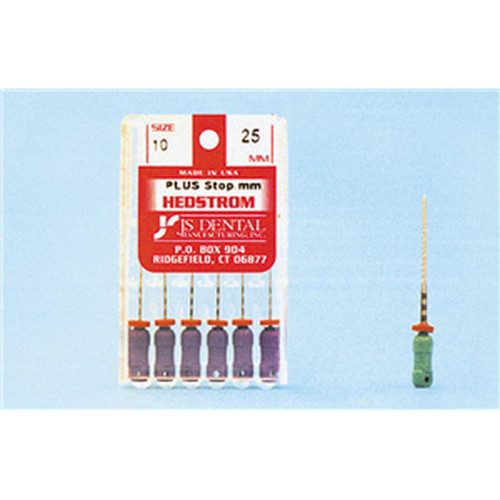 JS Stainless Steel Hedstorm Files Plus with Stopper 21mm #70