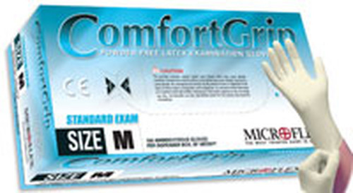 Microflex Comfortgrip Powder-Free Latex Exam Gloves, Textured, Small, 100/bx,10 bx/cs  (US Only) Microflex Comfortgrip Powder-Free Latex Exam Gloves, Textured, Small, 100/bx,10 bx/cs  (US Only)