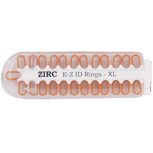 Zirc E-Z ID Rings XL, Copper, 25pk Zirc E-Z ID Rings XL, Copper, 25pk