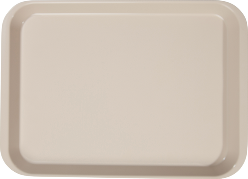 Zirc B-Lok Flat Tray 13-3/8"x9-5/8"x7/8" Beige, ea
