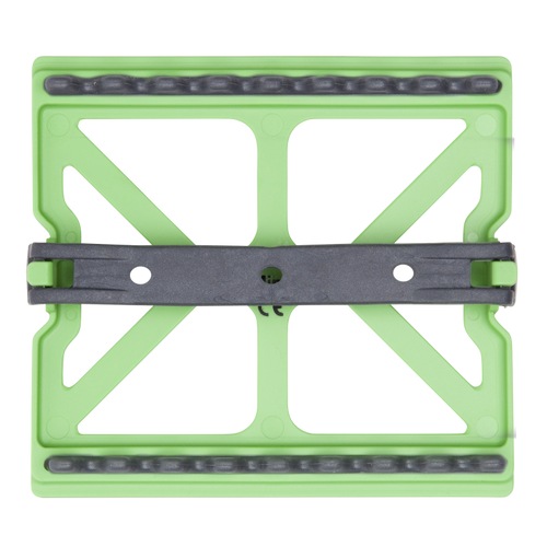 Zirc Mini Mat 3-7/8"x3-1/2"x1/2", Neon Green, ea