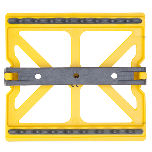 Zirc Mini Mat 3-7/8"x3-1/2"x1/2", Neon Yellow, ea