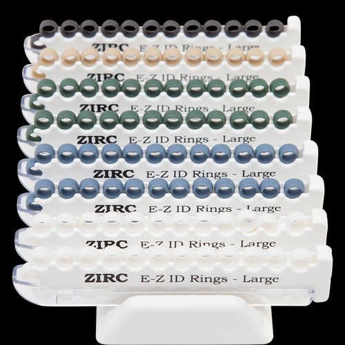 Zirc E-Z ID Rings System (Large), Vibrant, ea