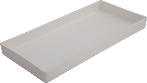 Zirc Cab Tray #19, White, ea Zirc Cab Tray #19, White, ea