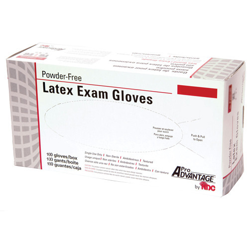 Pro Advantage Latex PF Exam Gloves 100/bx, Medium Pro Advantage Latex PF Exam Gloves 100/bx, Medium