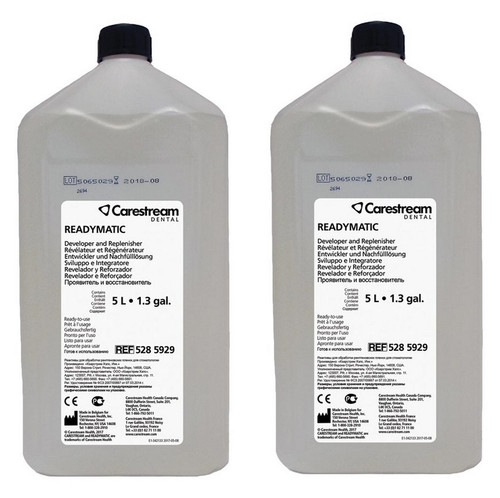 Carestream Readymatic Developer & Replenisher, 5 L bottle, 2/cs