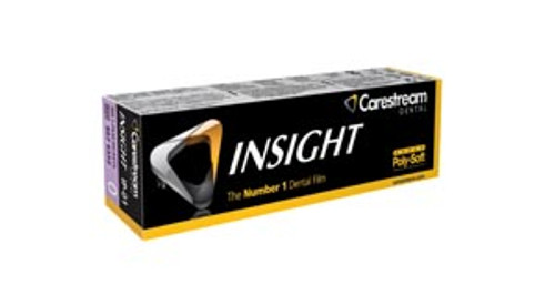 Carestream Insight Intraoral X-Ray Film, IP-01C #0, Single Super Poly-Soft Packets with ClinAsept Barrier. 75/bx Carestream Insight Intraoral X-Ray Film, IP-01C #0, Single Super Poly-Soft Packets with ClinAsept Barrier. 75/bx
