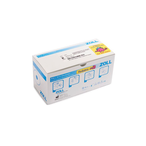 Zoll Pediatric ECG Electrode, 3/pouch, 100 pouches/cs