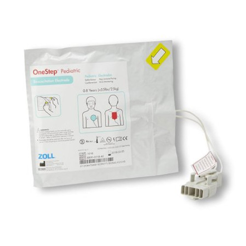 Zoll Resuscitation Electrode, Pediatric, 8/cs