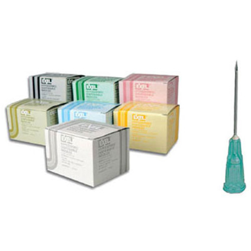 Exel Hypodermic Needle, Plastic Hub For Luer Lock or Luer Slip, 23Gx1", 100/bx Exel Hypodermic Needle, Plastic Hub For Luer Lock or Luer Slip, 23Gx1", 100/bx