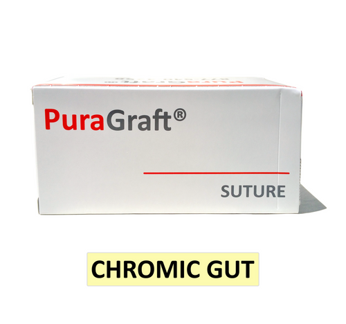 Puragraft 4-0 Suture Chromic Gut C-6 27'' 12/bx