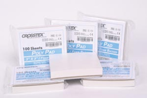 Crosstex Poly Coated Mixing Pad, 3" x 3", 1 pad each Crosstex Poly Coated Mixing Pad, 3" x 3", 1 pad each