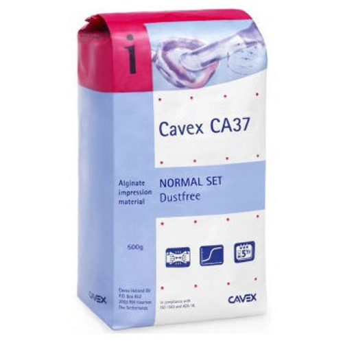 Dukal Cavex Alginate, CA37, Regular Set, Dust-free, 500g bag Dukal Cavex Alginate, CA37, Regular Set, Dust-free, 500g bag