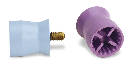 Young Prophy Cups Webbed Screw Petite LF Firm Light Blue 144/cs Young Prophy Cups Webbed Screw Petite LF Firm Light Blue 144/cs