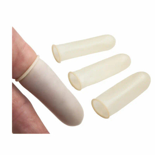 Dukal Tech-Med Finger Cot, Latex Pre-rolled, Small 144/bx