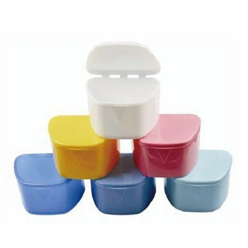 Dukal Unipack Denture Box 3-3/4" x 3" x 2-3/8" Assorted Colors 12/bg