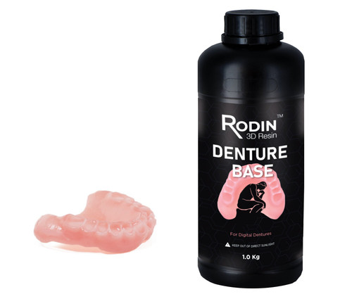 Pac-Dent Rodin Denture Base 2.0, Original Pink, 1 kg Bottle