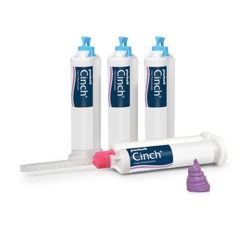 Parkell Quick Cinch Light Impression Material 4x50ml Cartridges & 10 Mixing Tips Parkell Quick Cinch Light Impression Material 4x50ml Cartridges & 10 Mixing Tips